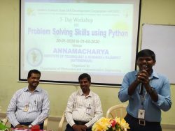 ECE department organises workshop on Problem Solving Skills Using Python