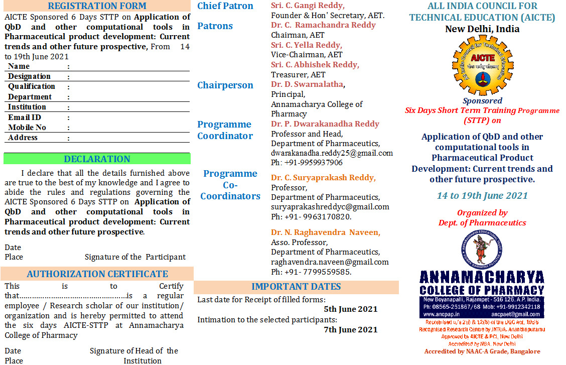 ALL INDIA COUNCIL FOR TECHNICAL EDUCATION (AICTE) New Delhi,India