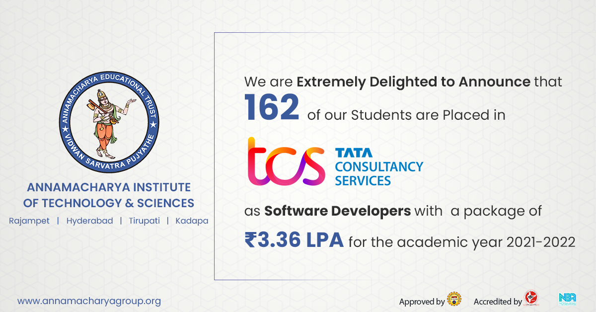 students are placed in TCS
