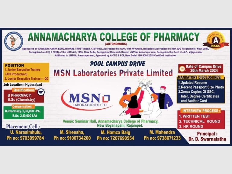 POOL-CAMPUS-DRIVE-BY-MSN-LABORATORIES-PVT-LTD-HYDERABAD(1)